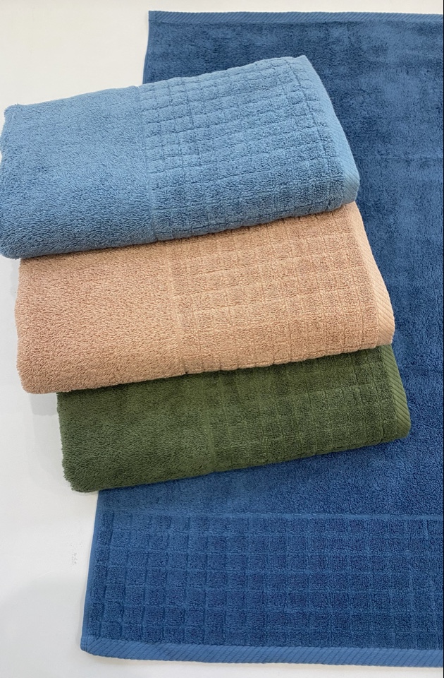 Полотенце махровое МОЗАЙКА/MOSAIC, синий - 0