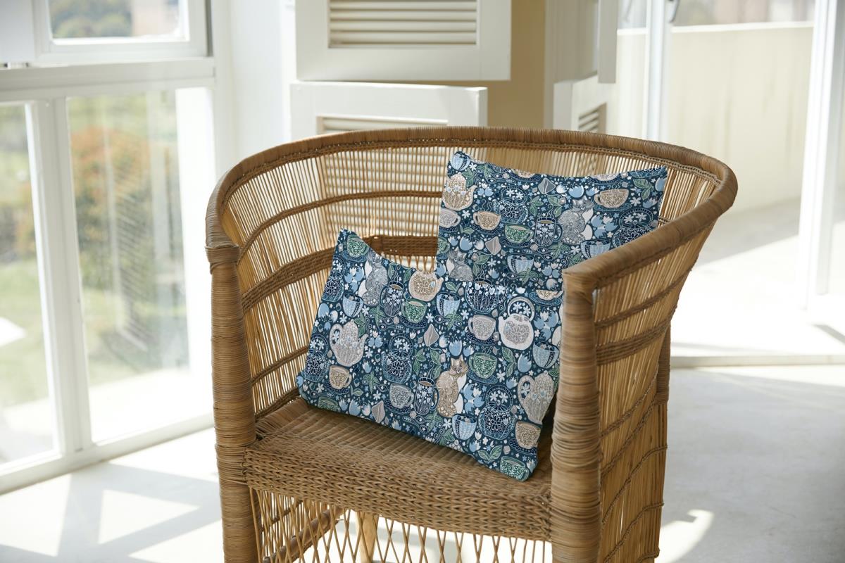 Рогожка 150 см наб рис.29316-2 Чаепитие - 2