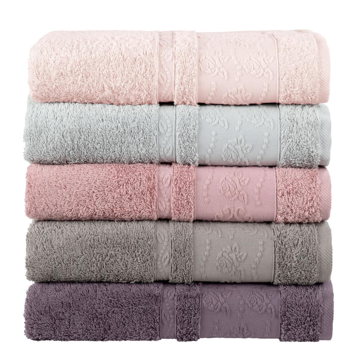 Полотенце махровое Persona by Gala бордюр Этель пудра - 2