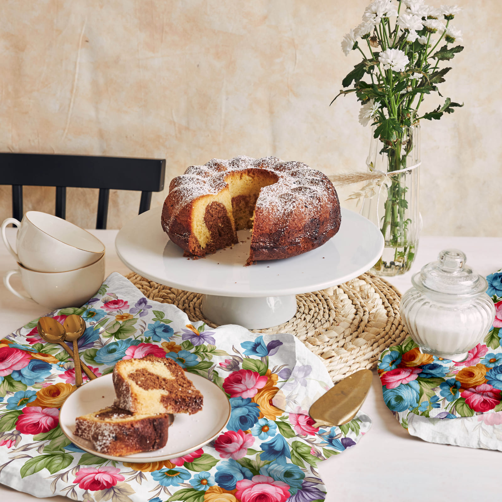 Полотно вафельное 50 см наб рис.29497-1 Флория - 3