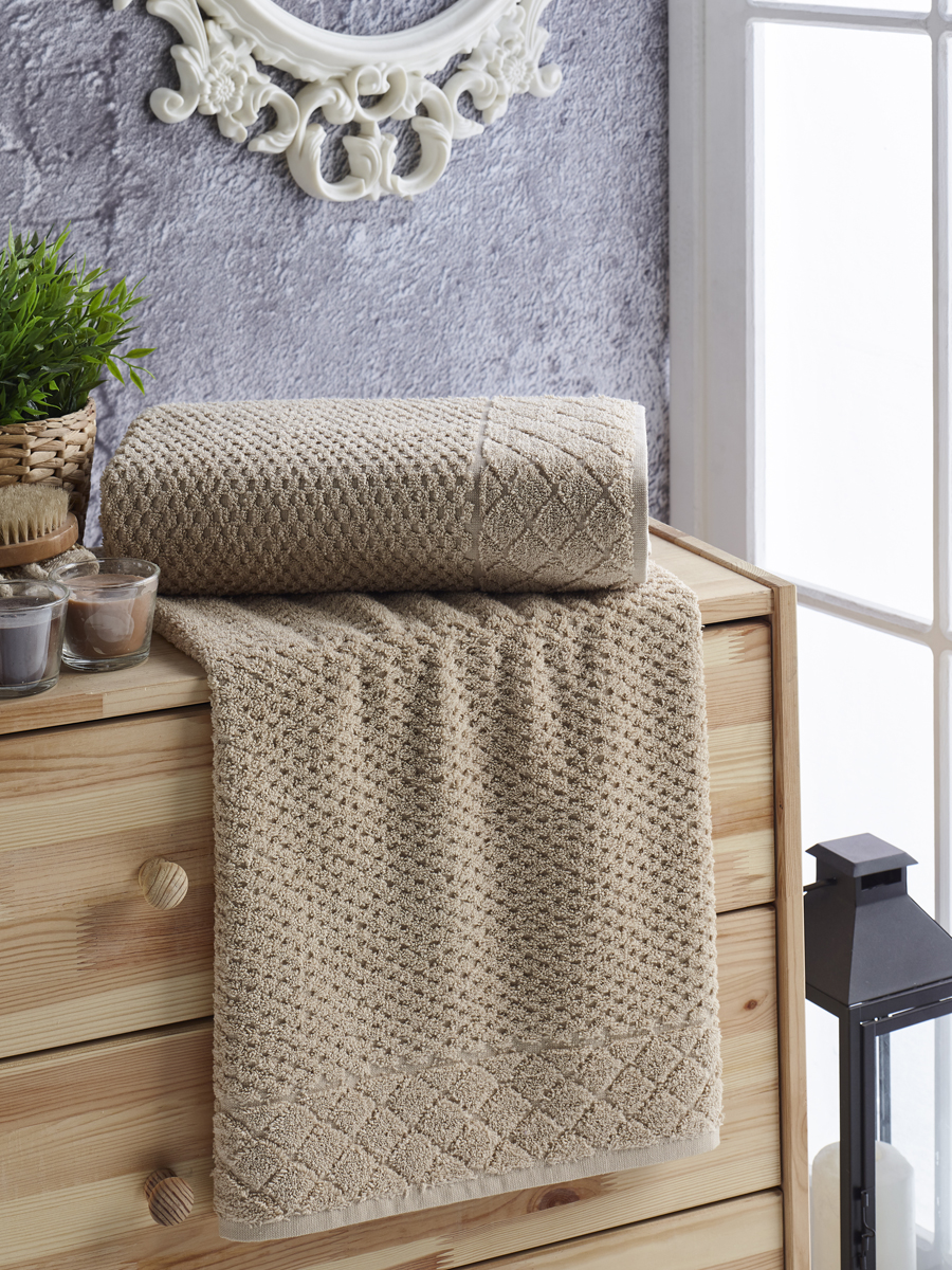 Полотенце махровое LORENZO зеленый - 0