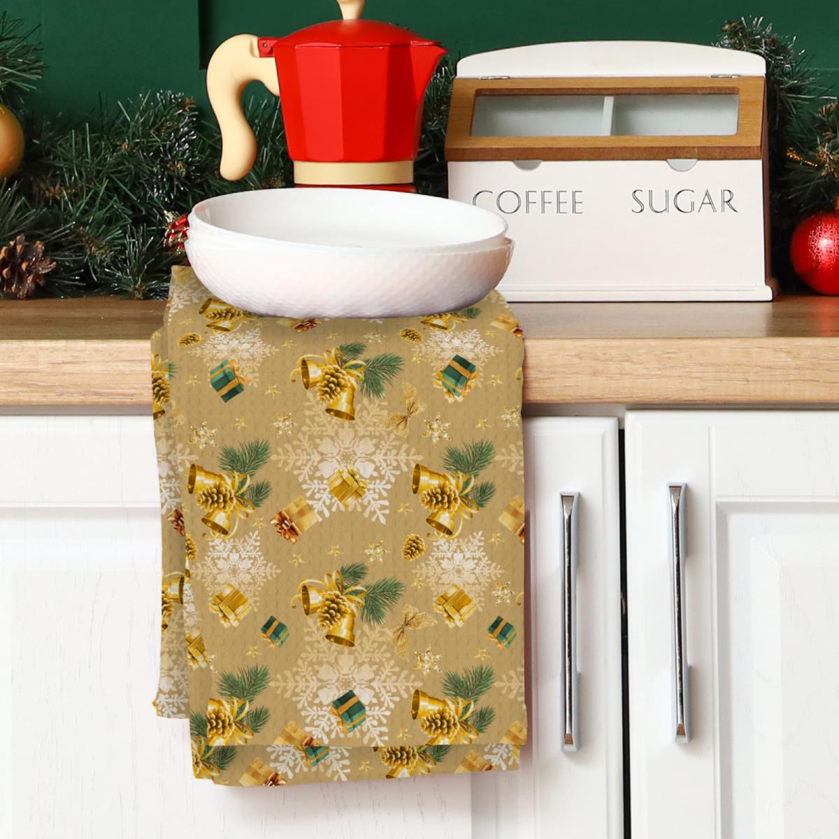 Полотенце вафельное Vse DOMA рис.60320-1 Сказочное Рождество - 0