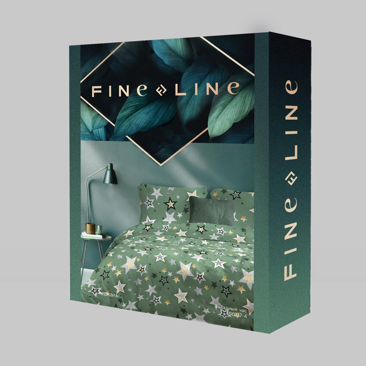 КПБ перкаль Fine Line рис.50317-4 Звездный час - 3