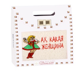 Полотенце из микрофибры Ах, какая женщина ДНСТ ОМФ-808 - 0
