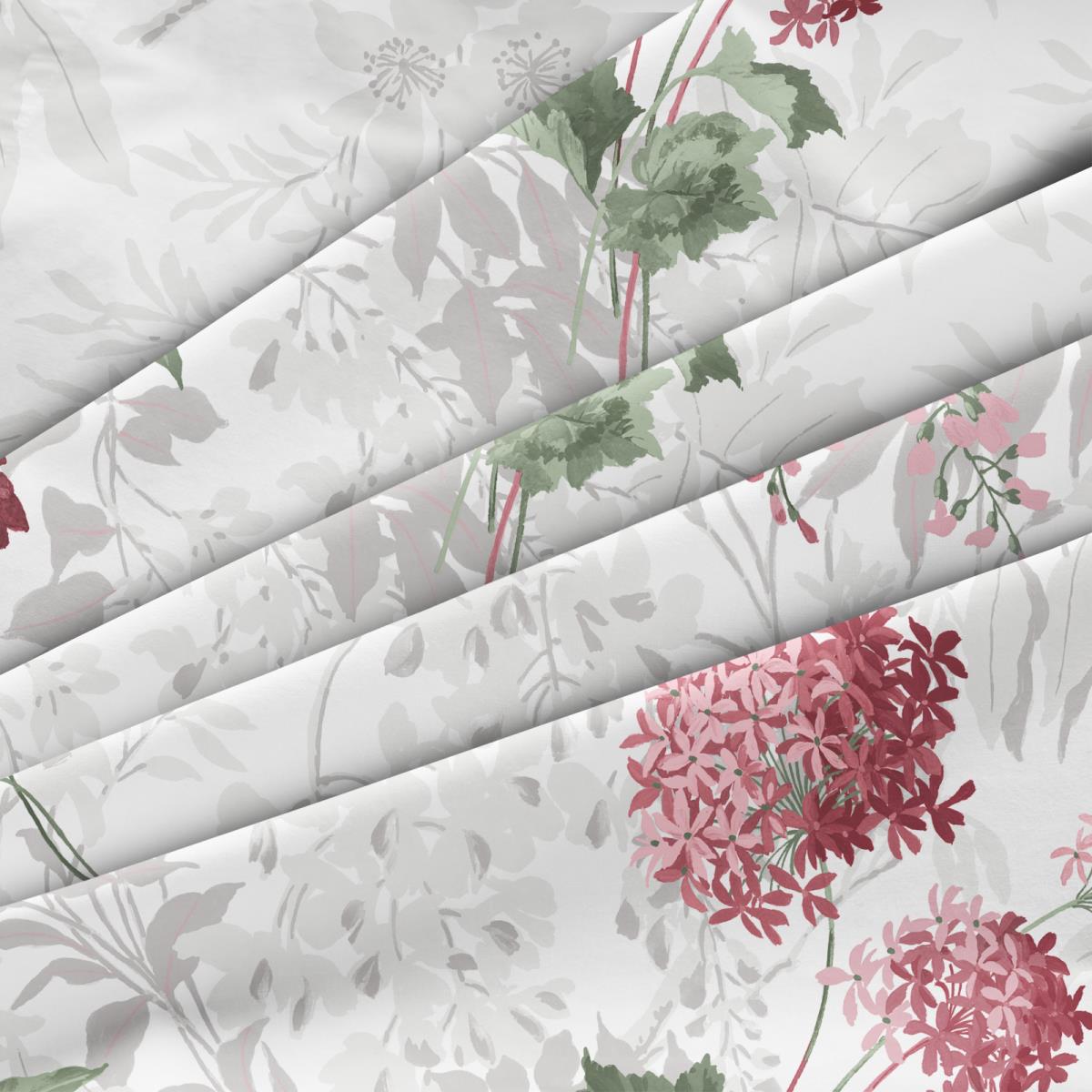 Бязь Премиум 220 см наб рис.40118-4 Кассана ягодно-розовый (комп 936082) - 2