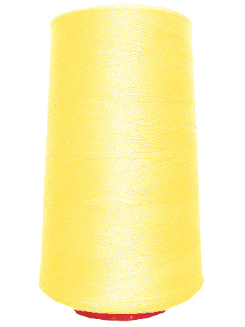 Нитки 40/2 полиэстр ц385 желтые (4570м) - 0