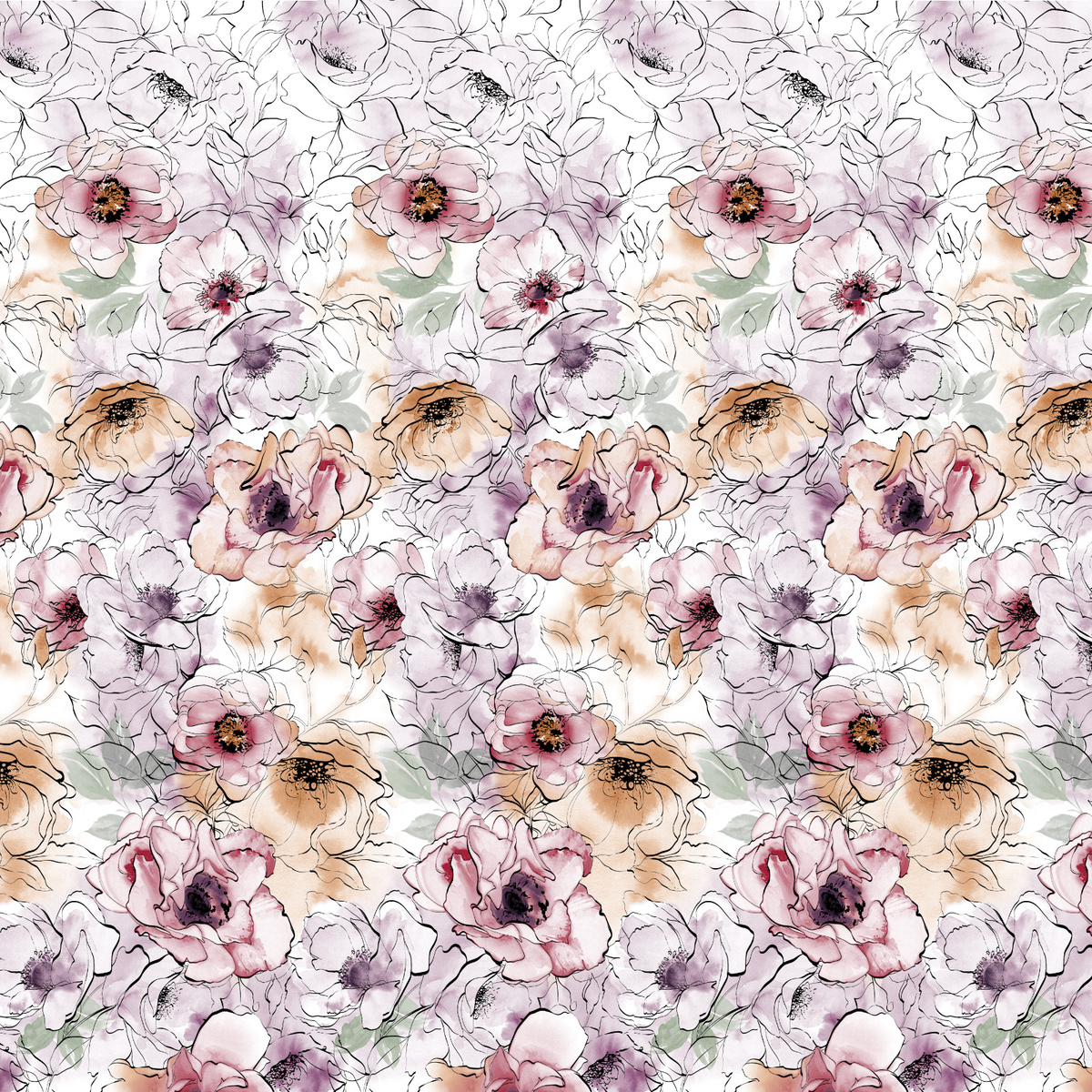 Перкаль 220 см наб рис.7173-1 Глория - 1