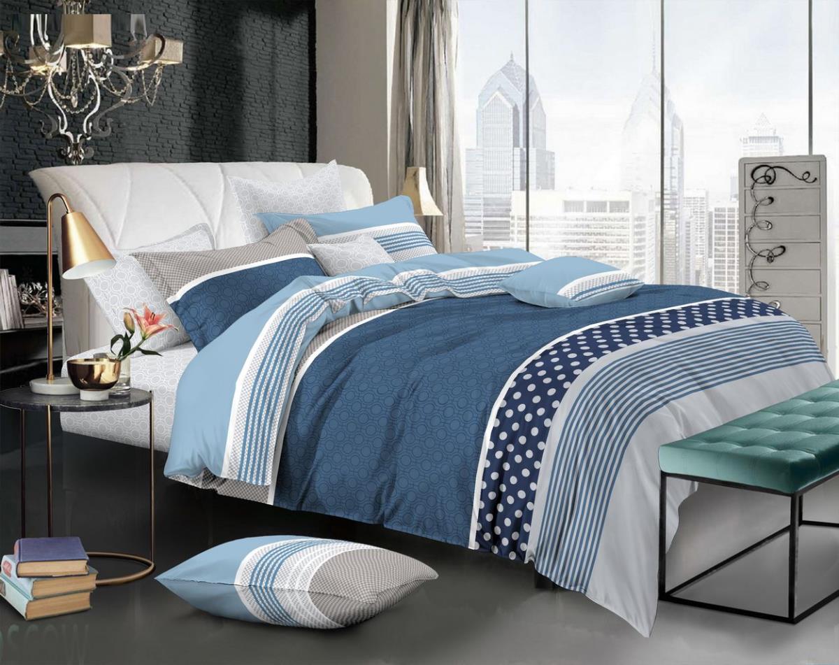 КПБ сатин VIVIEN рис.Bulat - 0