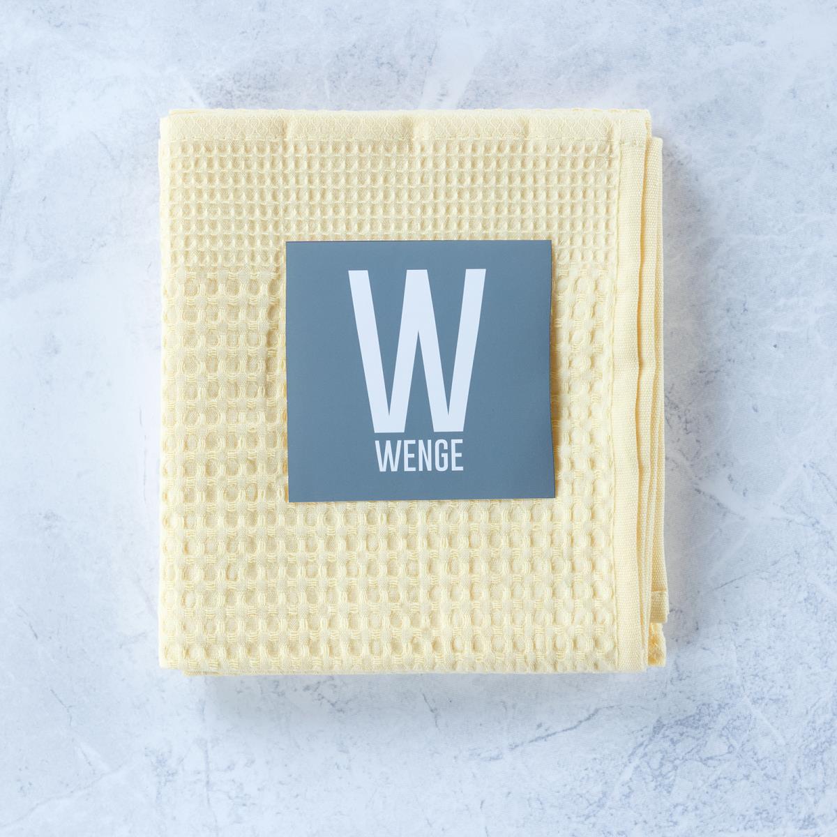 Комплект вафельных полотенец WENGE сливочный - 2