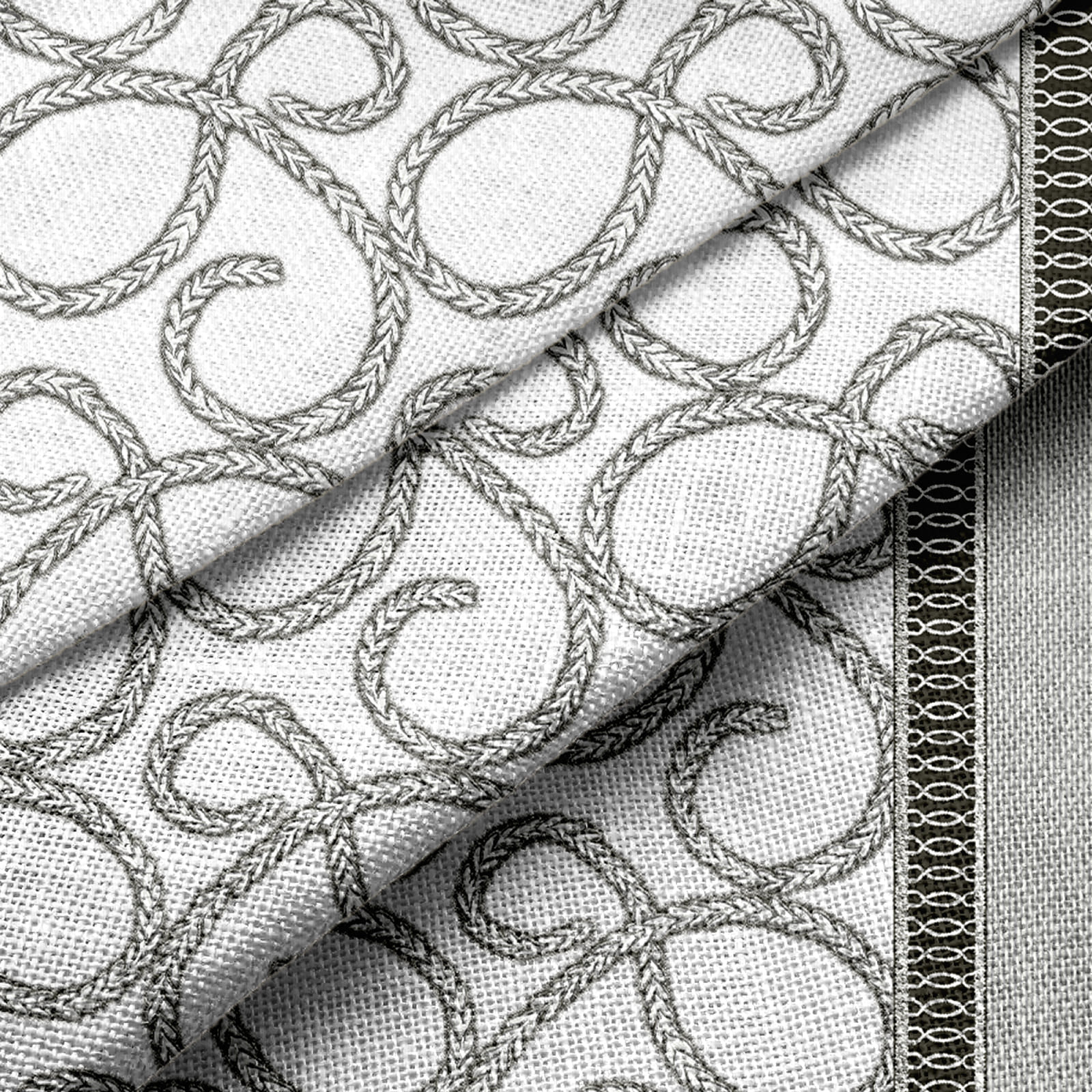 Рогожка 150 см наб рис.29475-1 Скарлет - 1