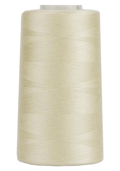 Нитки 40/2 полиэстр ц.451 молочный (4570м) - 0