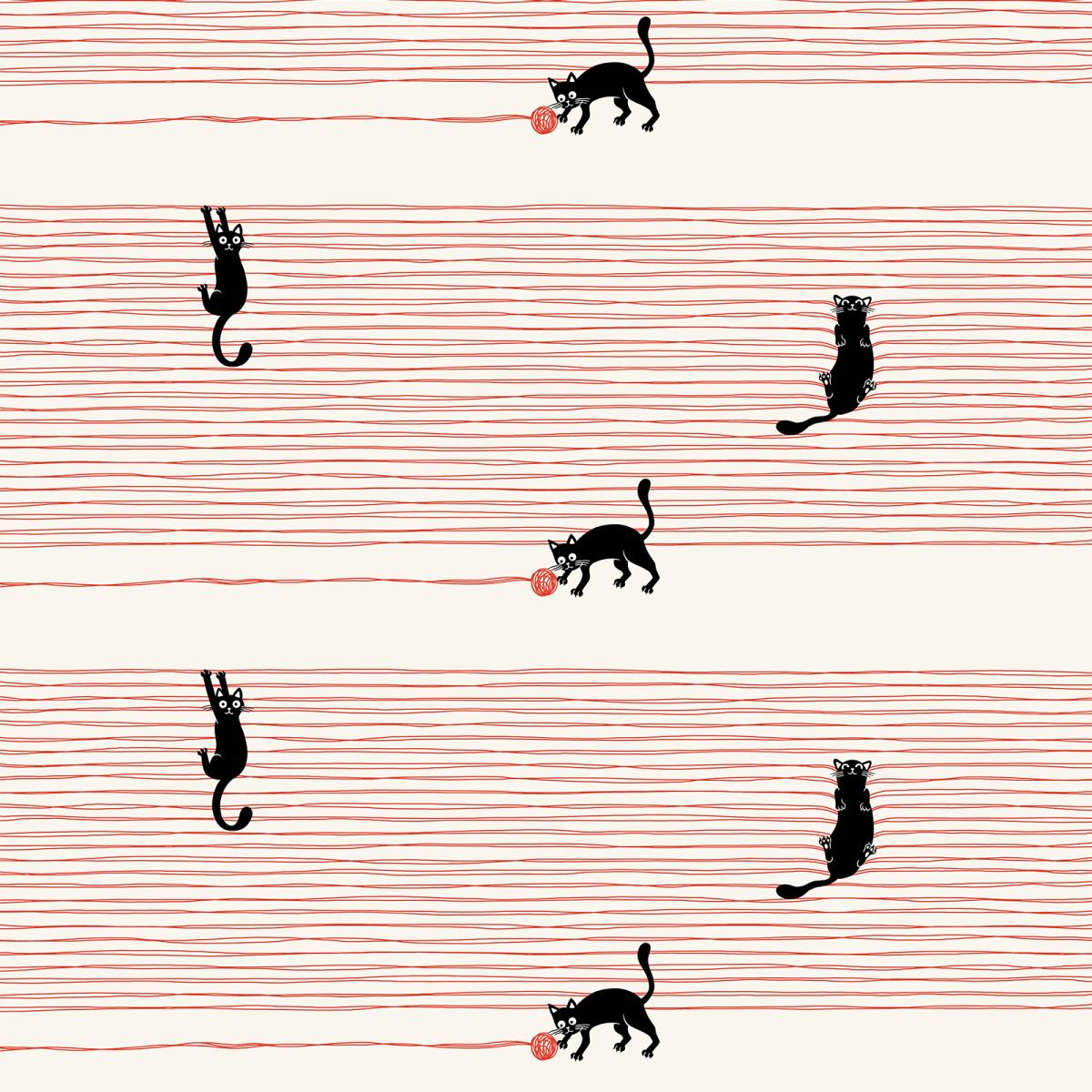 Перкаль 150 см наб рис.13472-1 Забавные котята - 1