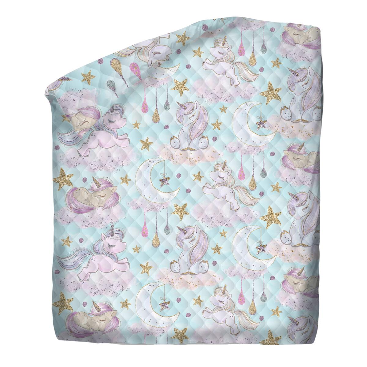 Покрывало стеганое Juno Сказочные единороги 13249-1 - 1