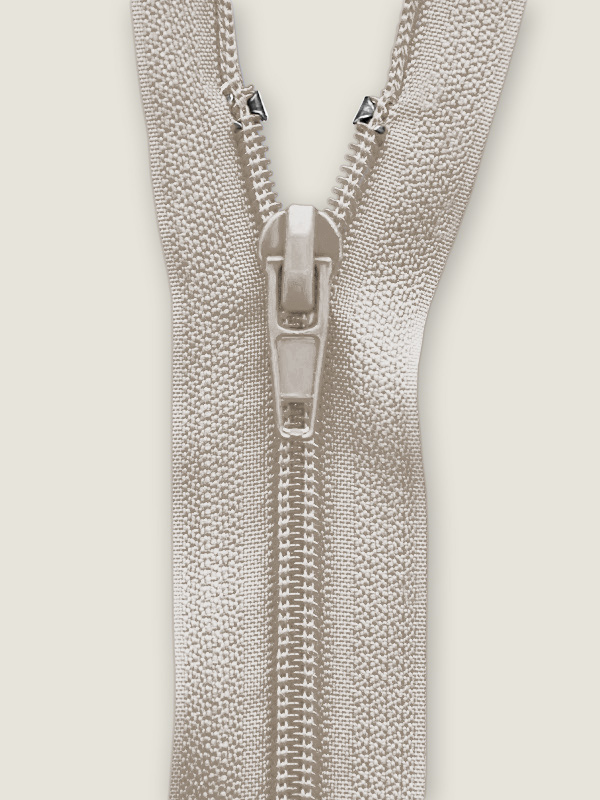 Молния витая разъемная Т5, Т6 ц307 бежевая - 0