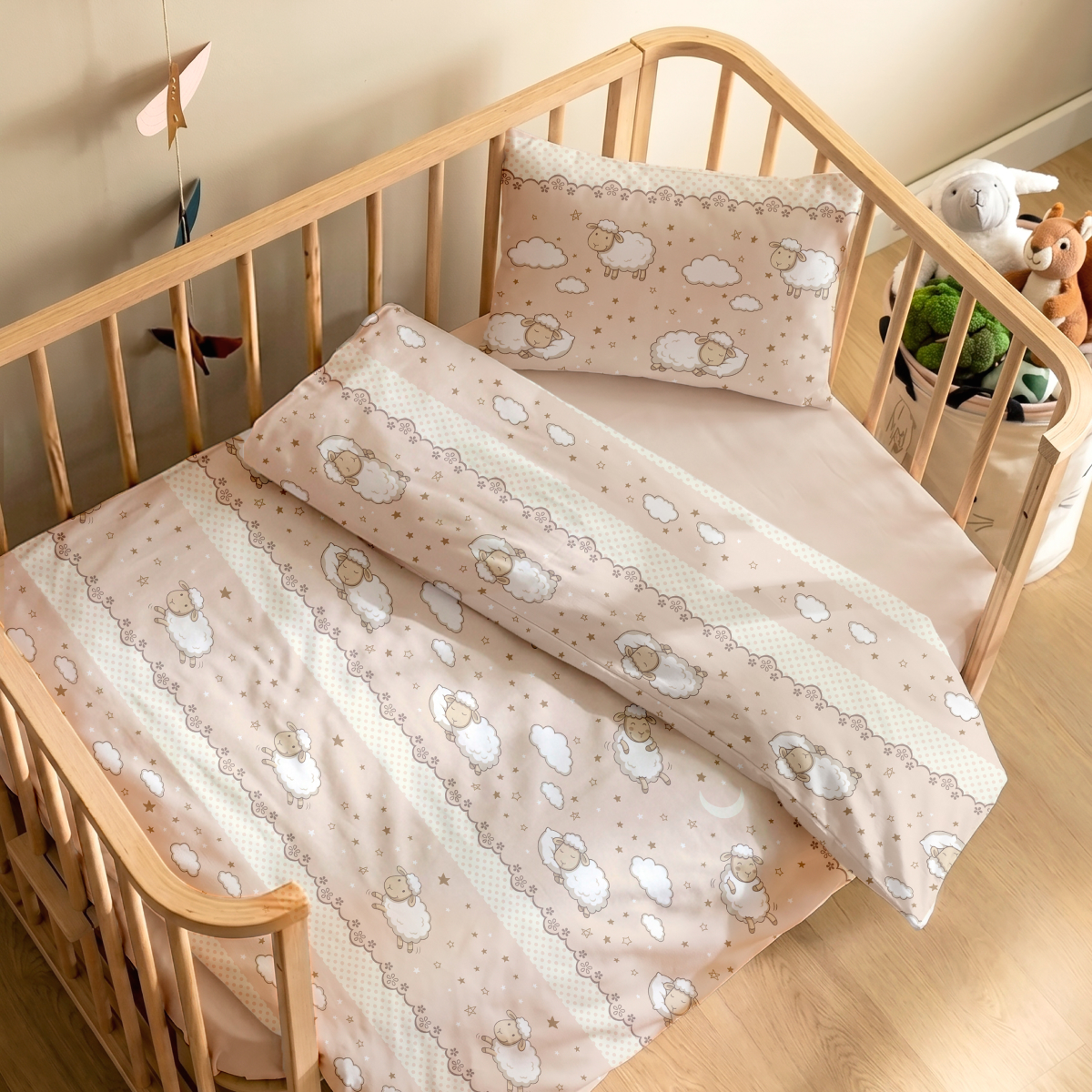 КПБ перкаль Кукусики рис.60448-1/0222-89 Кудряшки - 0