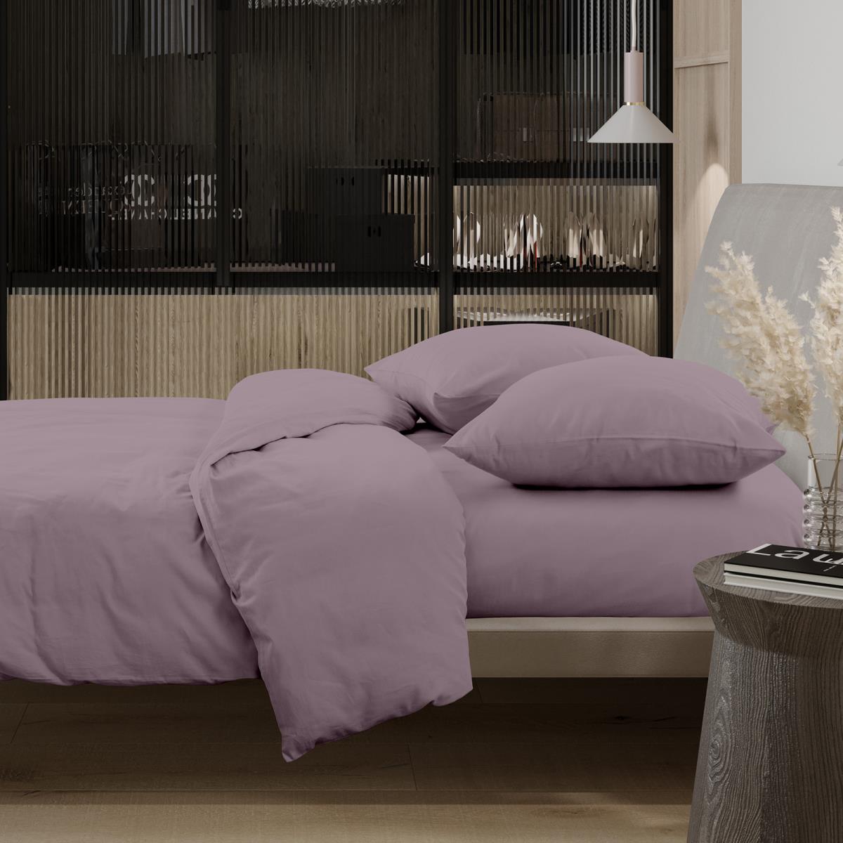 КПБ перкаль Актив WENGE Optima рис.86011-99 Mauve - 3