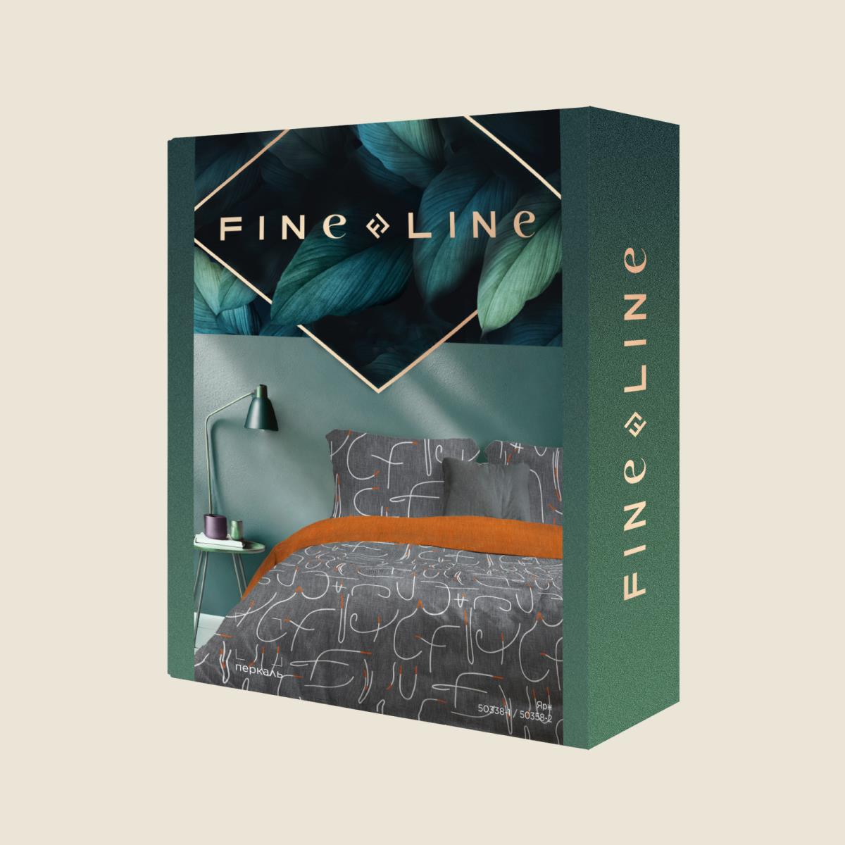 КПБ перкаль Fine Line рис.50338-1/50358-2 Ярн - 3
