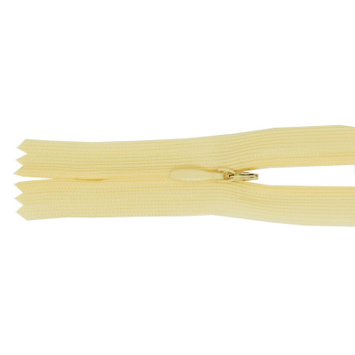 Молния потайная Т3  20 см ц106 крем - 0