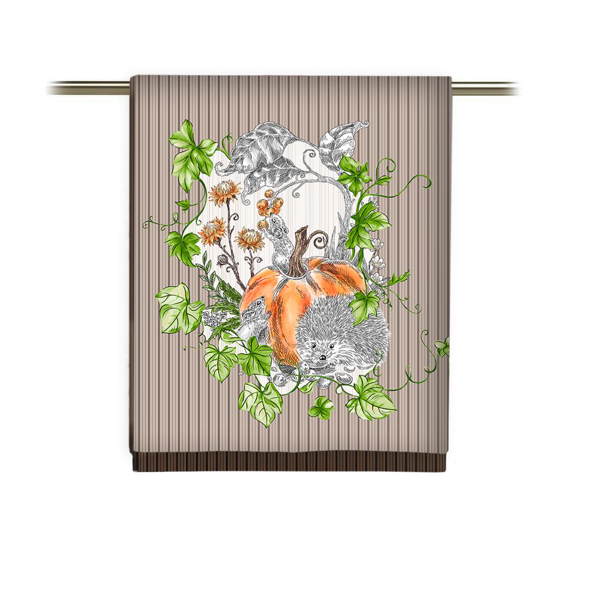 Полотенце вафельное Fine Line рис.62087-2 Тыквы - 0