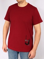 Футболка муж Бордовый 152 10 02 Р64 - 0