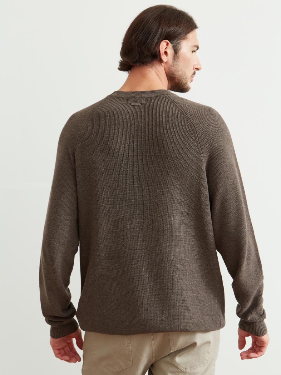 Джемпер муж BeGood AW23MK266 коричневый меланж - 2