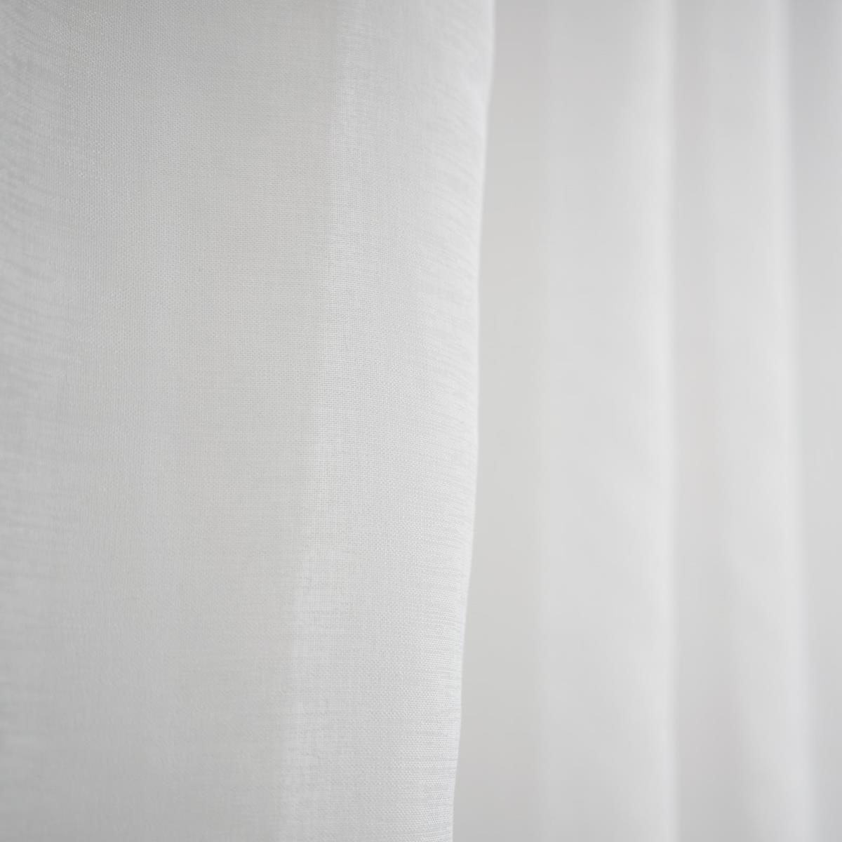 Штора тюль Fine Line Лен, молочный - 0