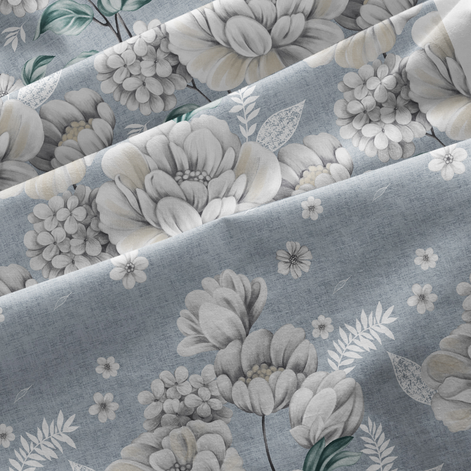 Перкаль 220 см наб рис.72246-1 Грей Блум - 2