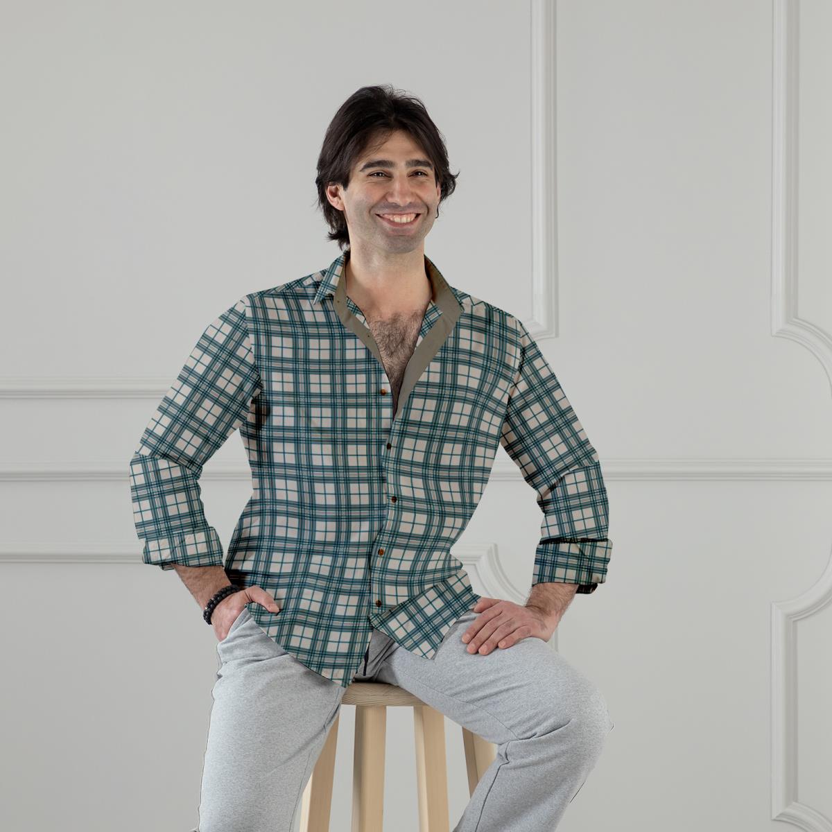 Фланель Престиж 150 см наб рис.29070-2 Уильям - 1