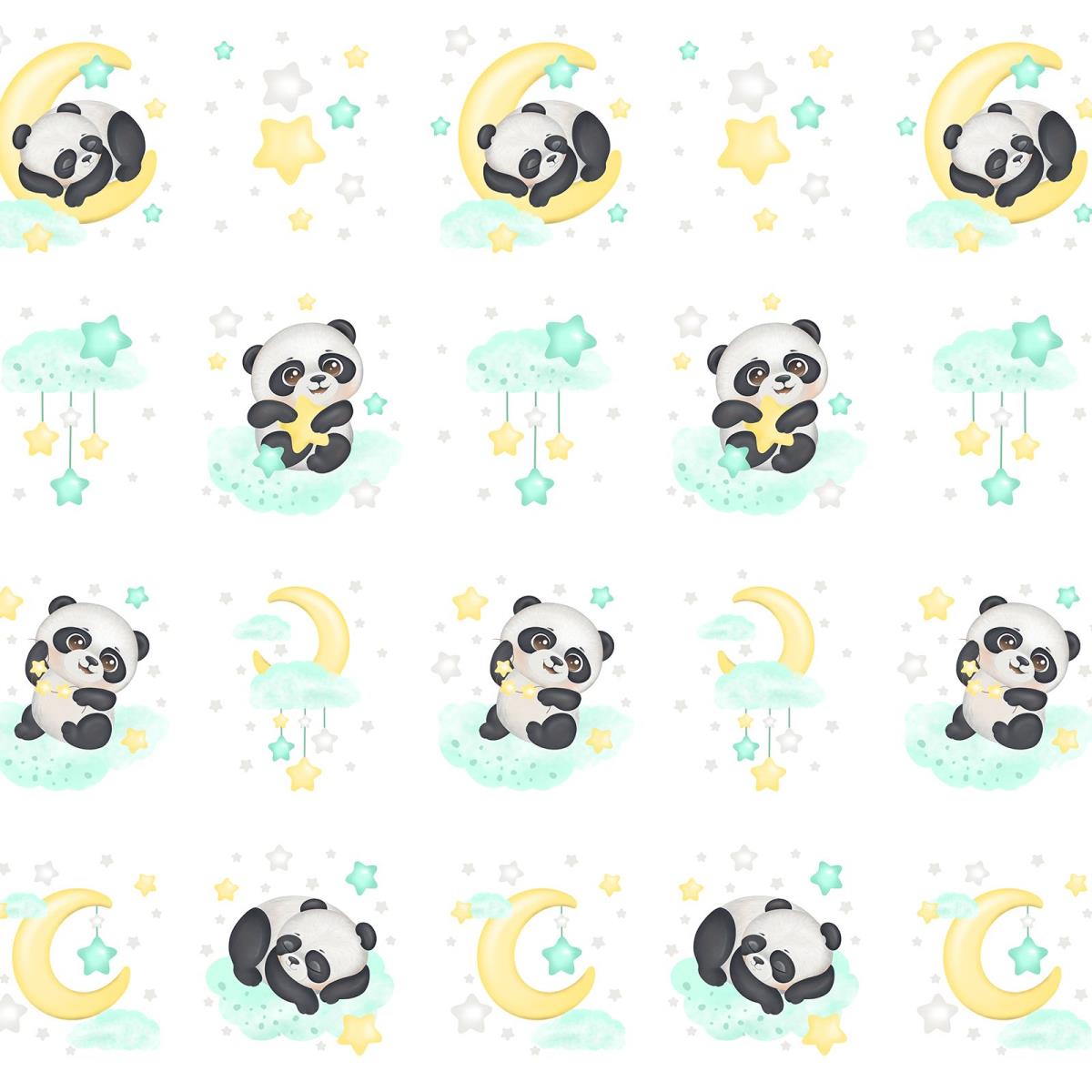 Перкаль 150 см наб рис.13343-1 Панда - 1