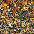 Бусины пластиковые, 3158, 25*10MM, 22шт/уп Белый Bst - 0