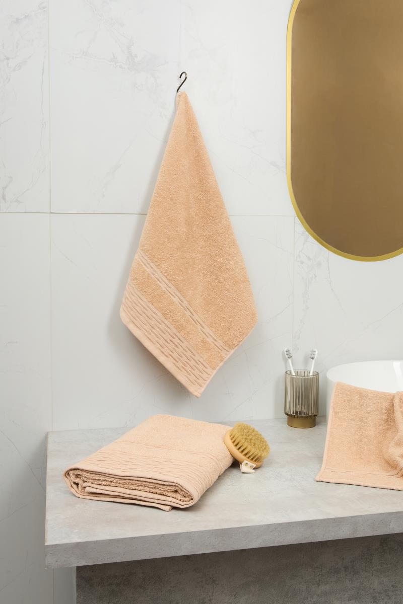 Полотенце махровое Fine Line Уютный дом, пшеничный - 3