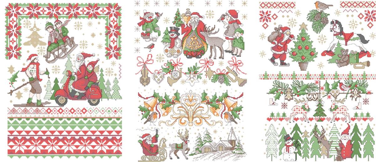 Рогожка 150 см наб рис.29211-1 Новогоднее чудо - 0