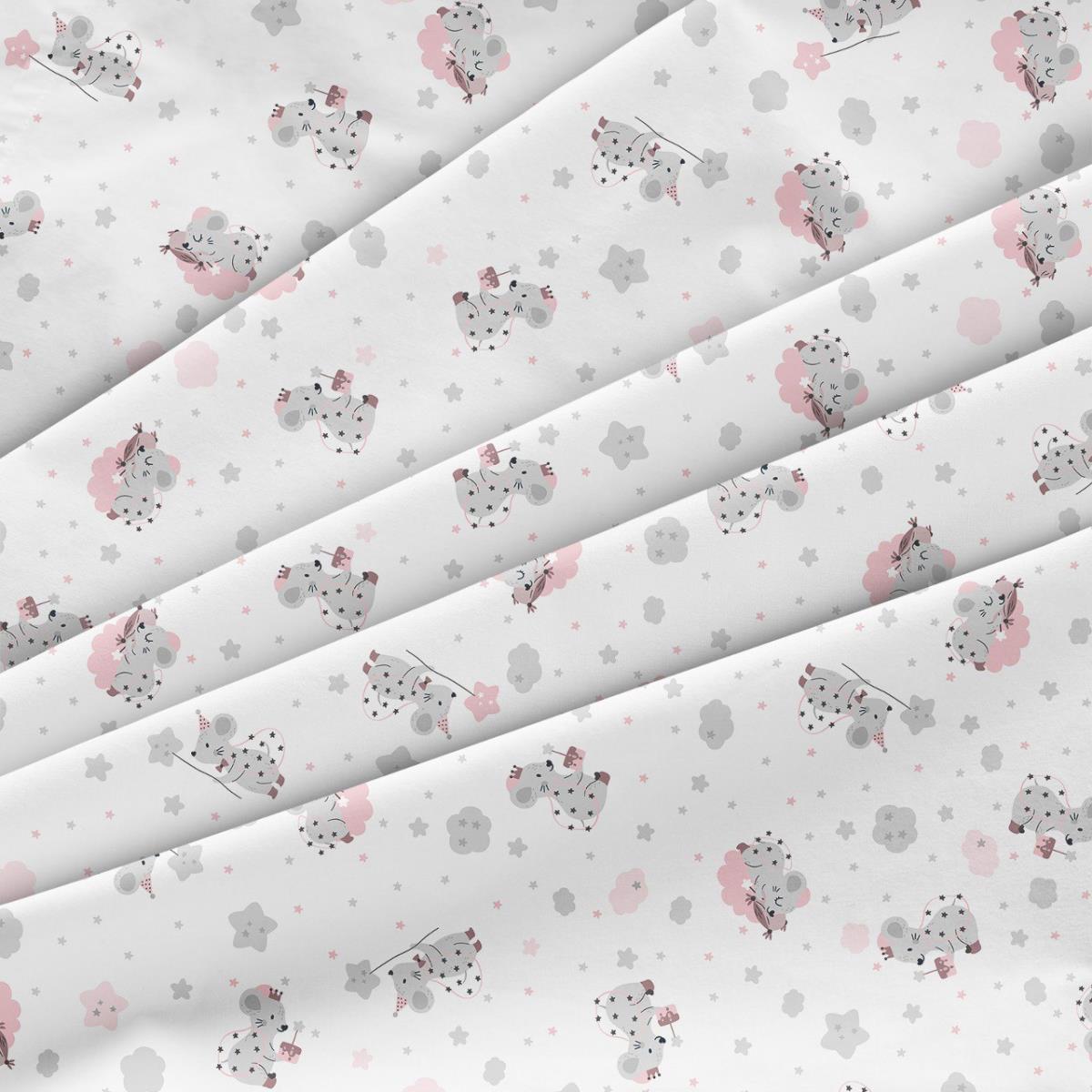 Ситец 95 см наб рис.64077-2 Звездочет розовый - 1