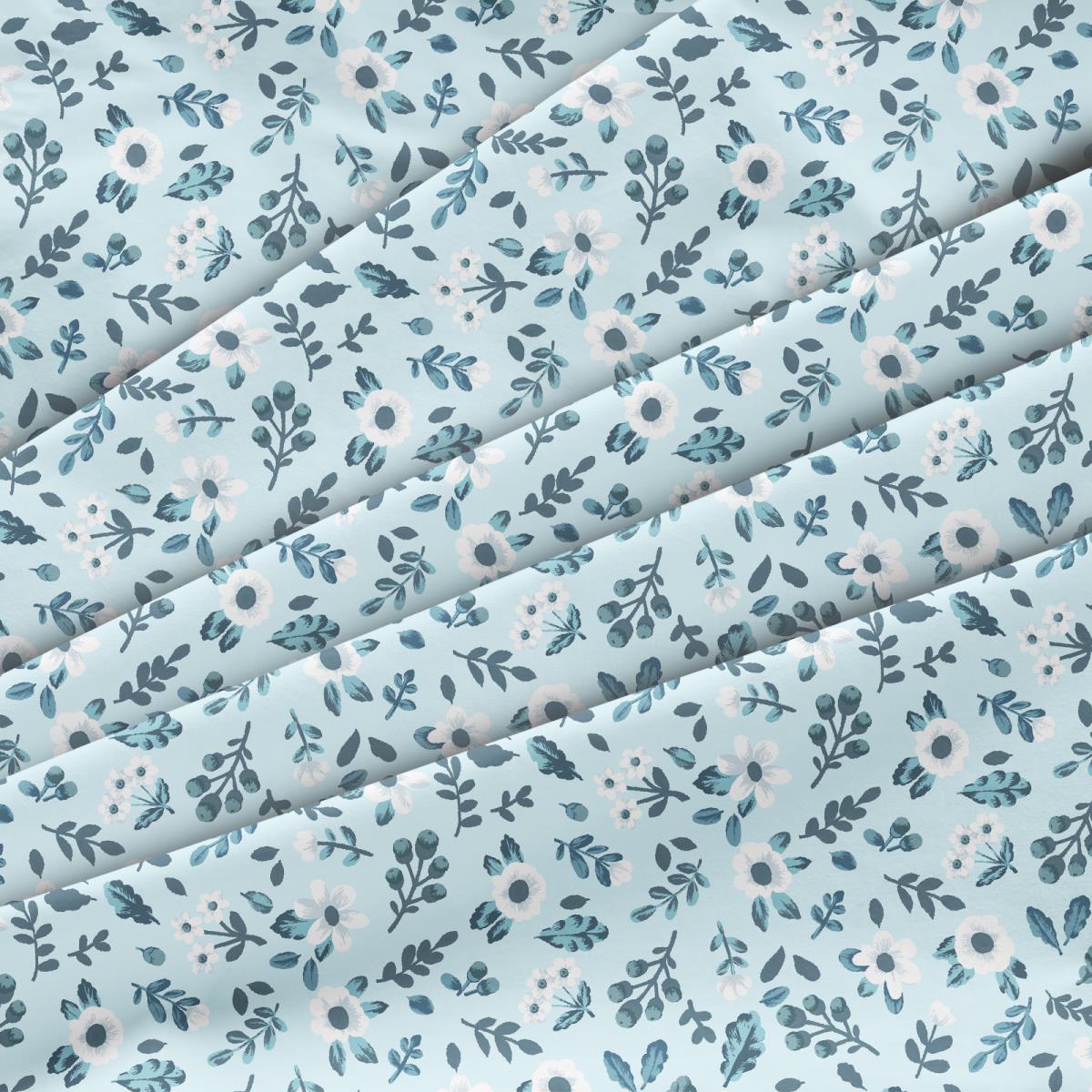 Бязь Комфорт 150 см наб рис.64041-2 Сильви голубой - 0