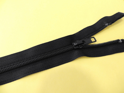 Молния витая неразъем Т7  55 см ц322 черная - 0