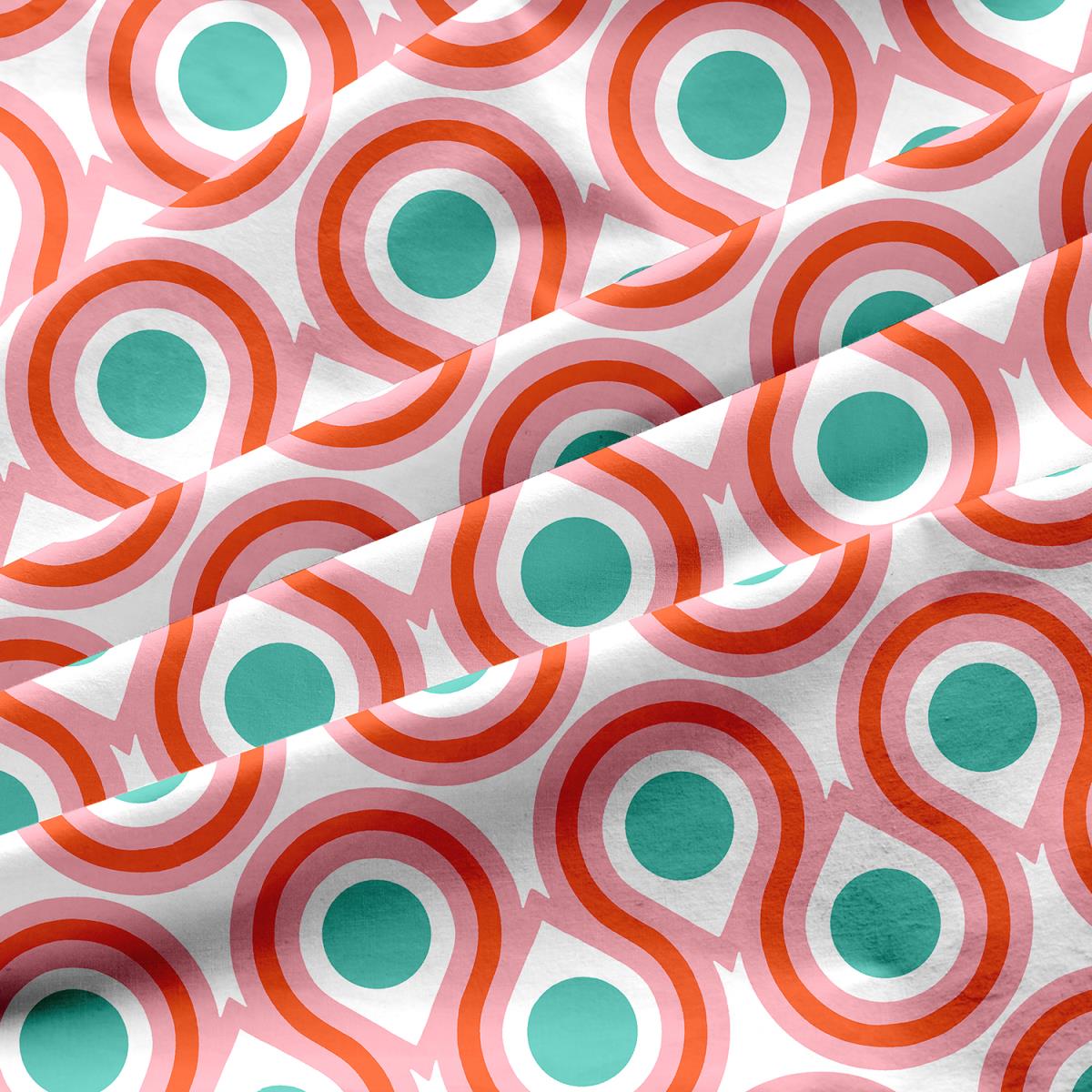 Комплект наволочек перкаль WENGE рис.60118-1 Molecule - 1