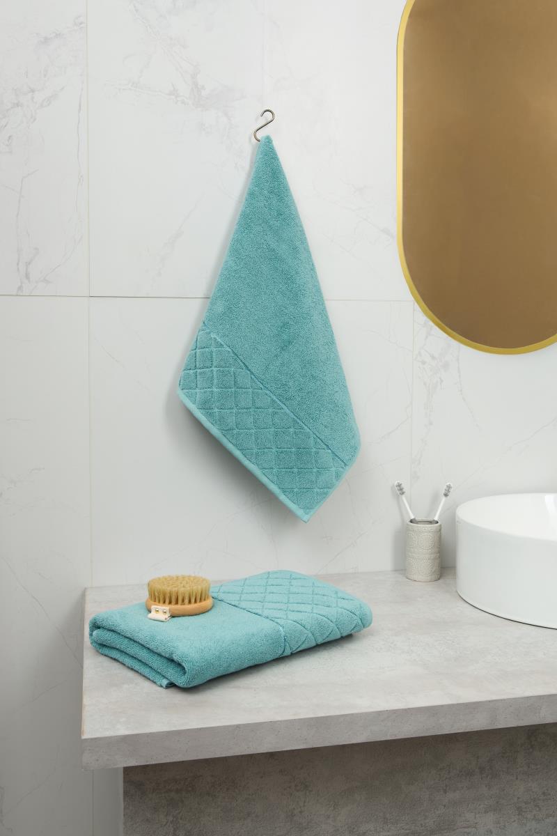 Полотенце махровое Fine Line Жемчужная коллекция, морская волна - 3