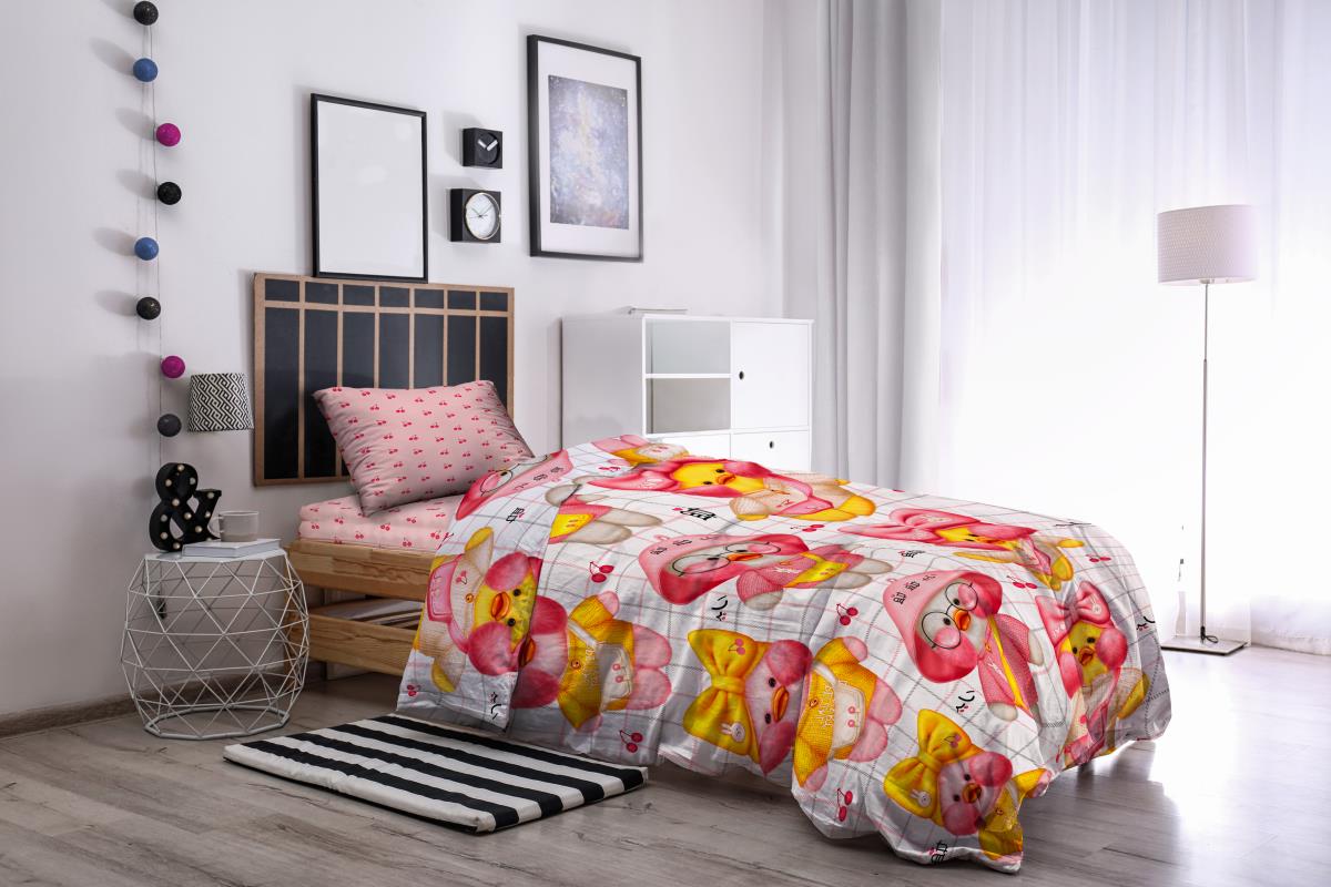 КПБ поплин КиндерСон рис.16547-1/16548-1 Уточки - 0