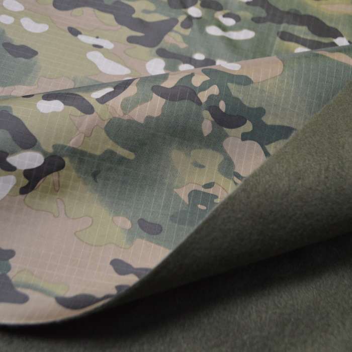 Ткань ДФ рип-стоп В034 мультикам зеленый - 0