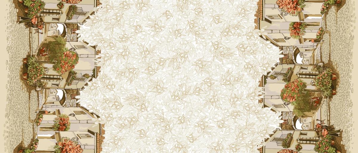 Рогожка 150 см наб рис.29024-1 Италия - 0