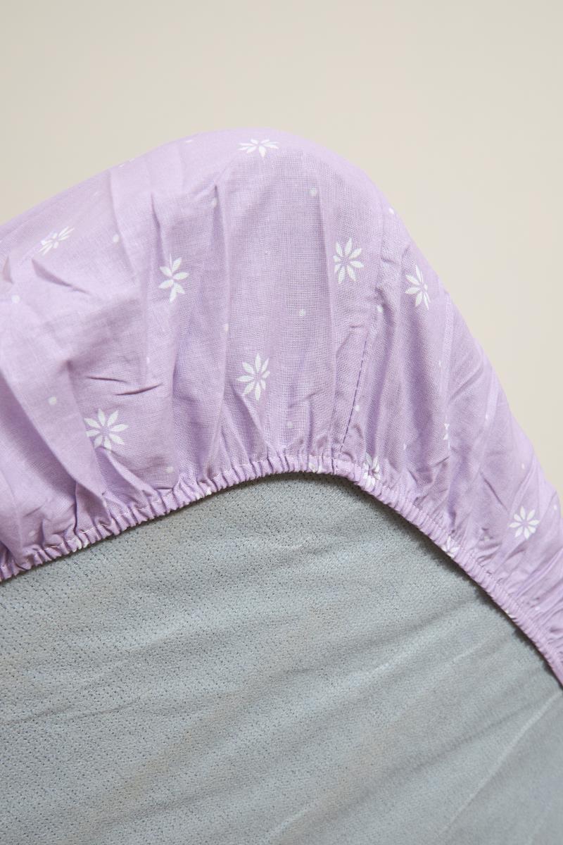 Простыня на резинке перкаль микс - 1