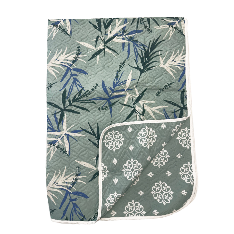 Покрывало двустороннее Комфорт Разноцветные веточки - 0