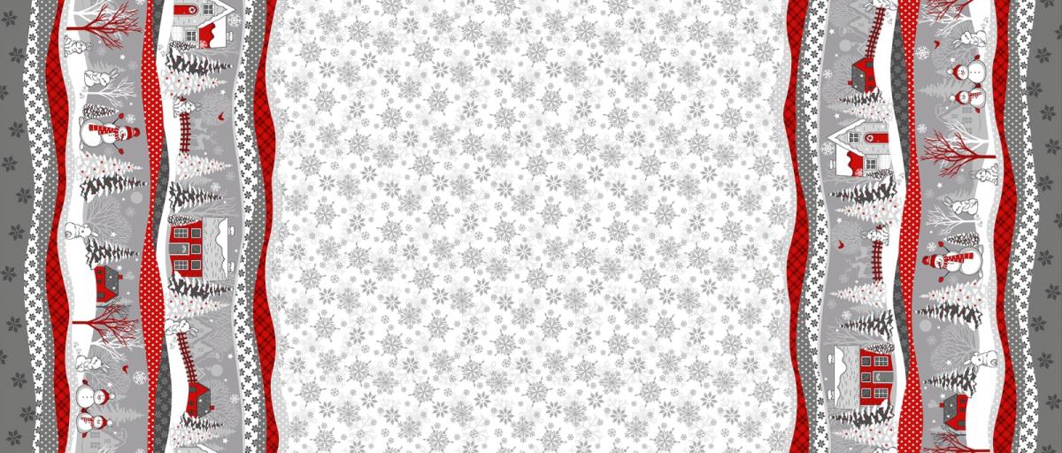 Рогожка 150 см наб рис.29114-3 Нарядная сказка - 0