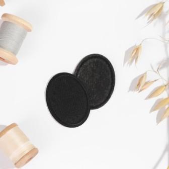 Заплатка для одежды термоклеевая Овал, 4,2 3 см - 0