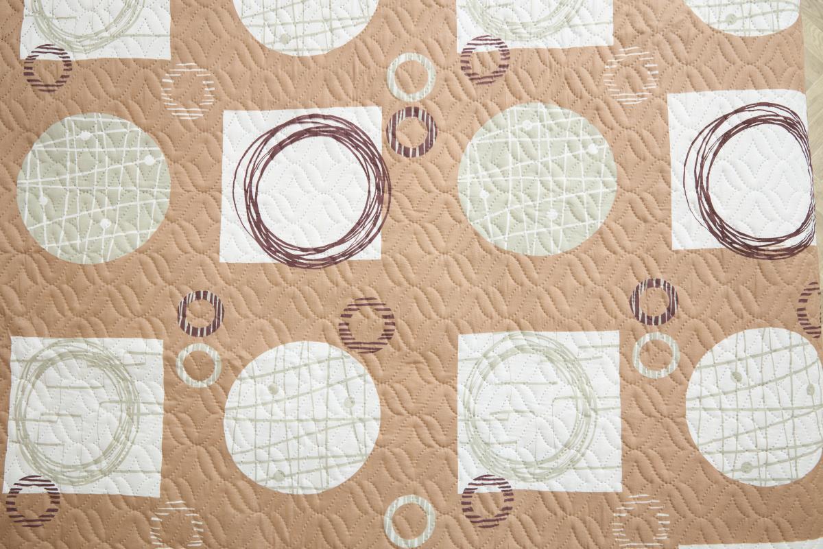 Покрывало двустороннее Комфорт Круги - 1