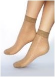 Носки жен. прозрачные с лайкрой бежевый АВР А-06 - 0