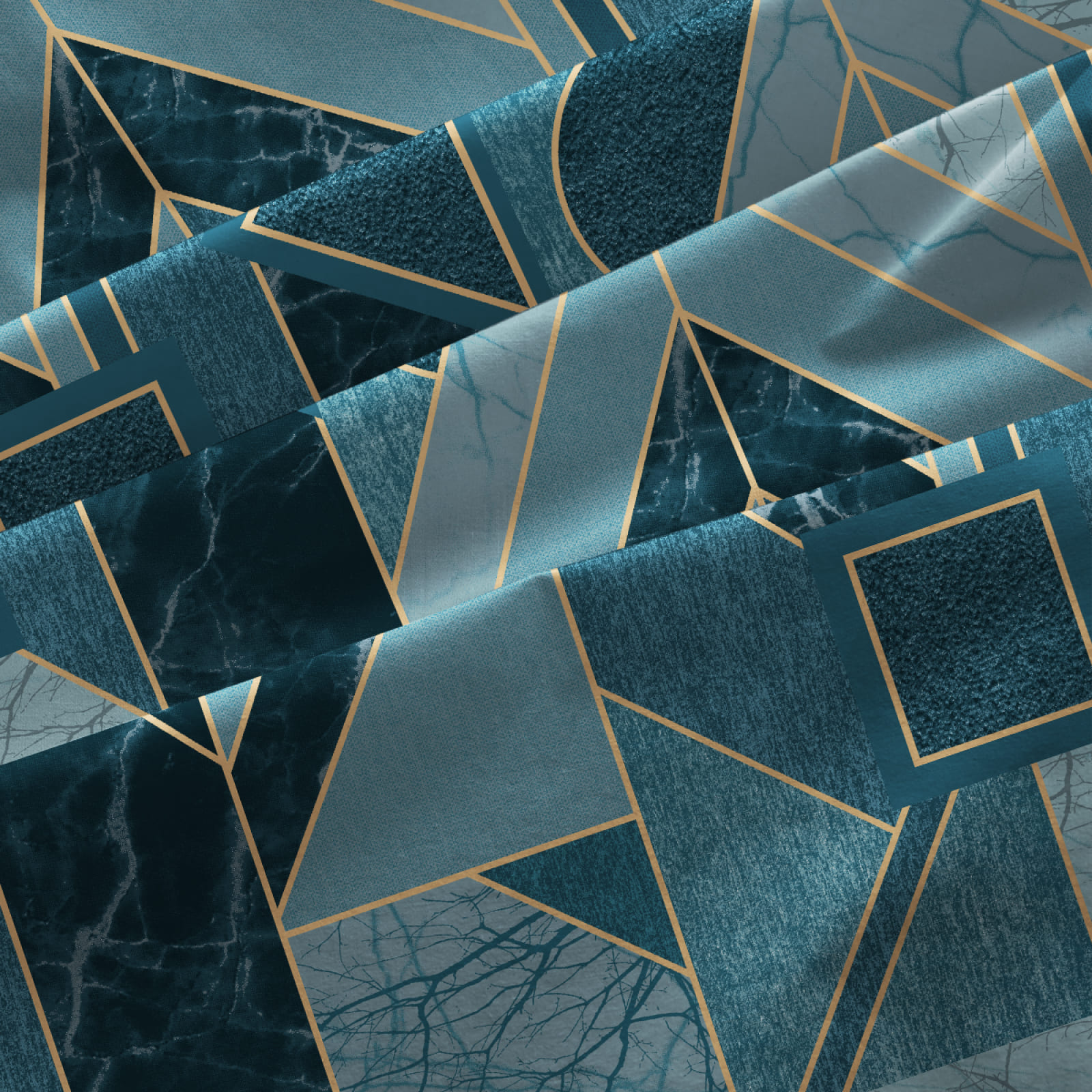 Бязь Премиум 220 см наб рис.72269-3 Нефрит - 1