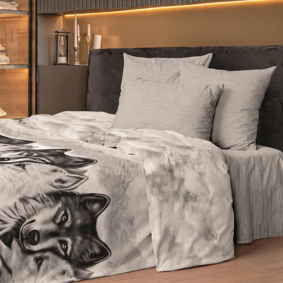 КПБ перкаль WENGE рис.60285-1/15348-39 Wolf - 0