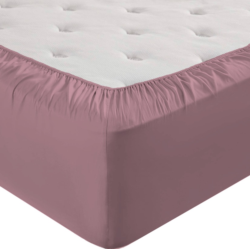 Простыня трикотажная на резинке Fine Line лиловый - 1