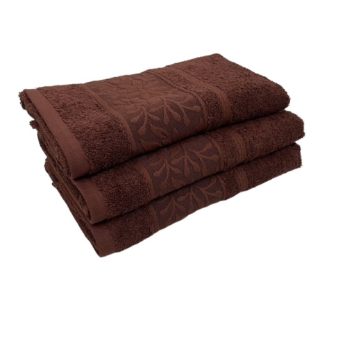 Полотенце махровое 400 г/мкв Шоколад ГЛБ - 0